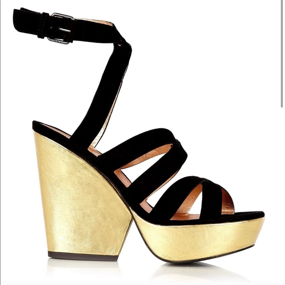 Marc by Marc Jacobs Black Gold Platforms